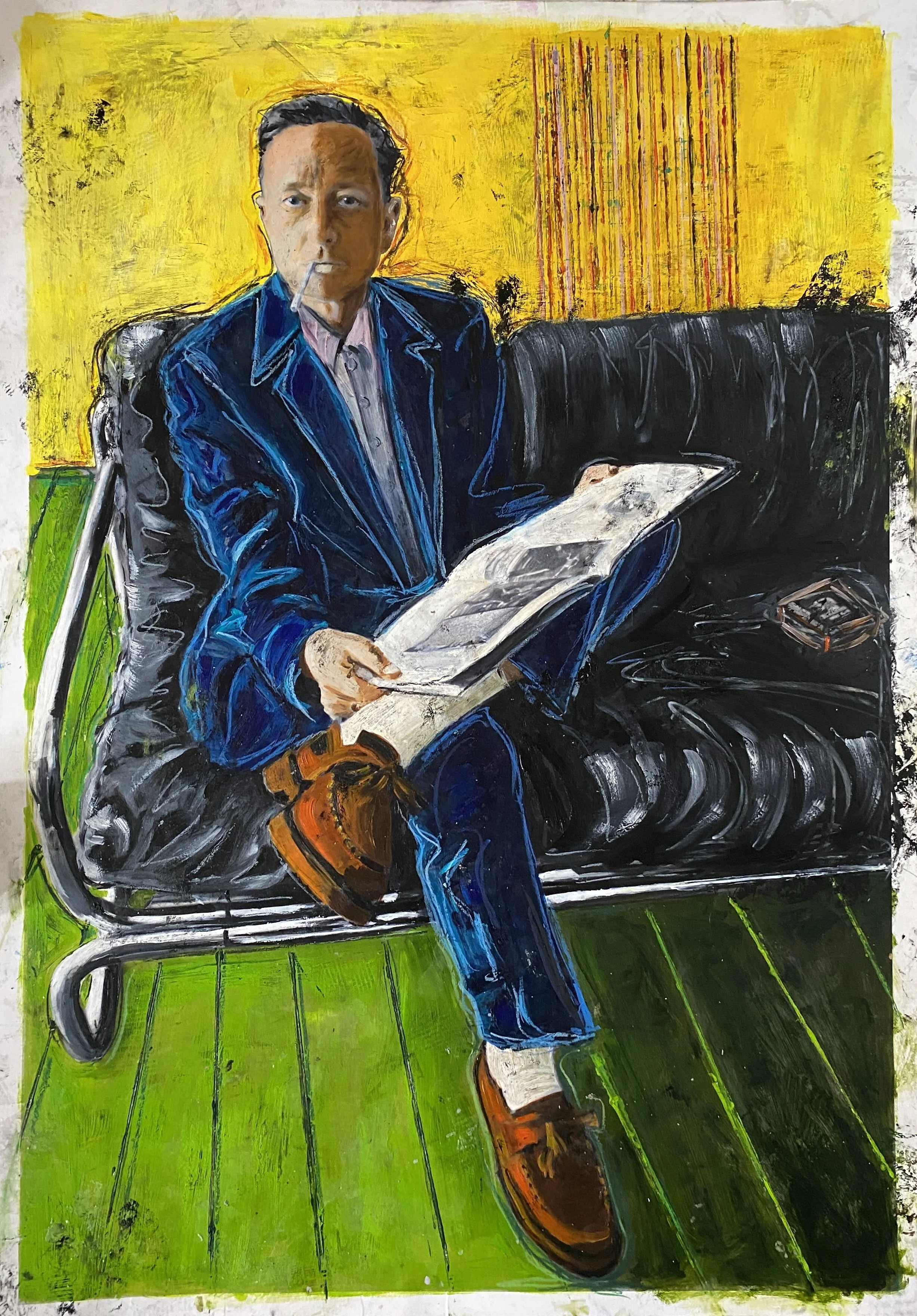 Portrait of Libo Levi Bridgeman
Mixed media
70x100cm