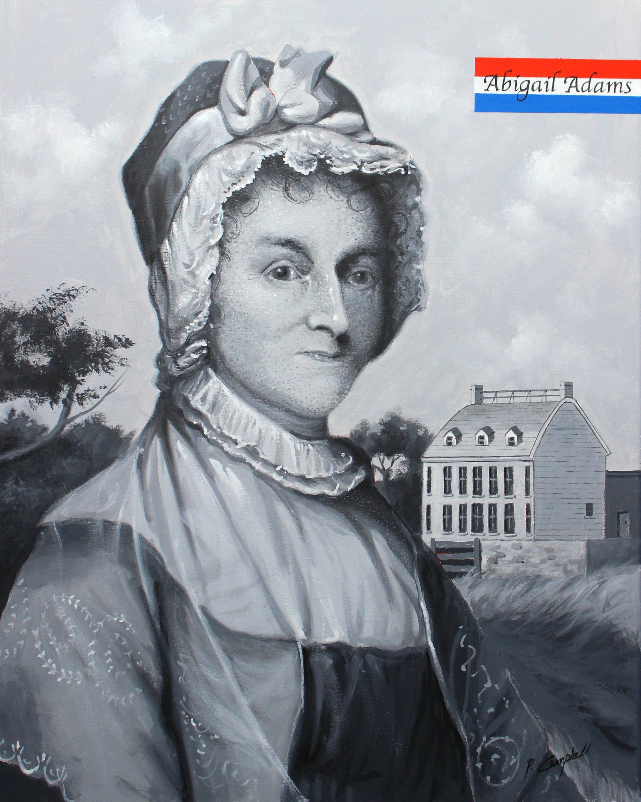 Abigail Adams.  Size: 24" x 30"