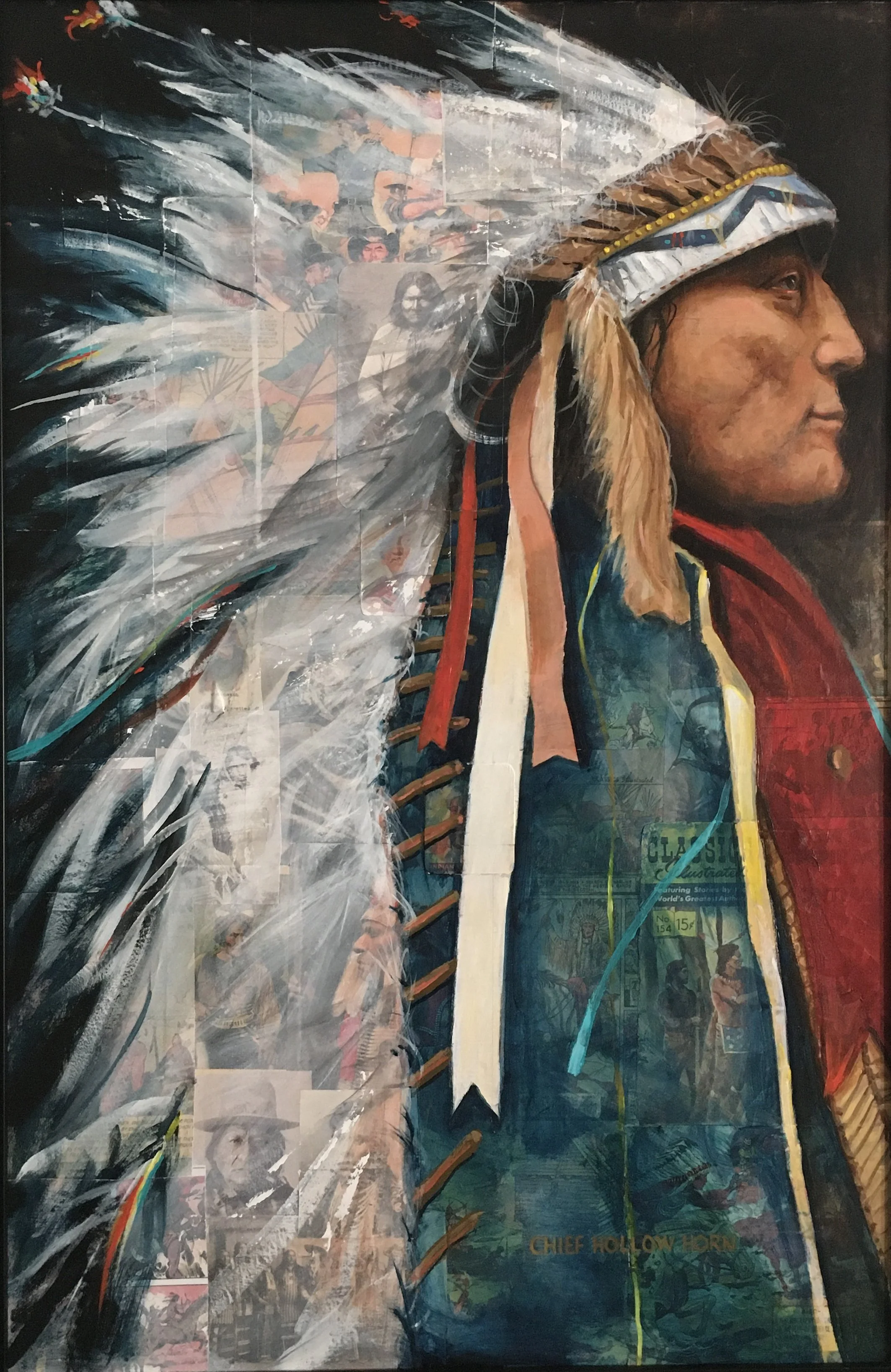 War Bonnet. Size: 24" x 36"