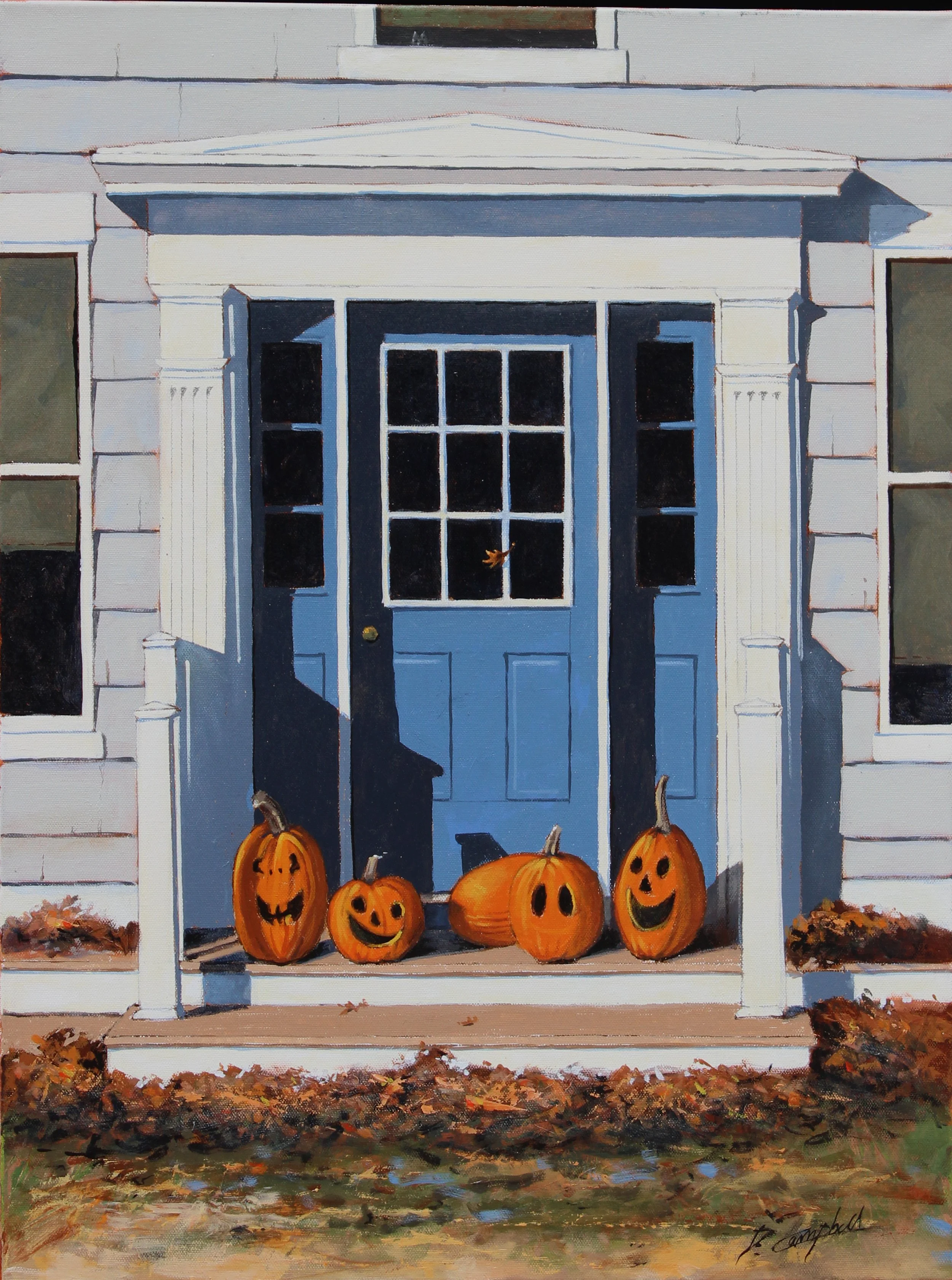 October Gathering. Size: 16" x 20"