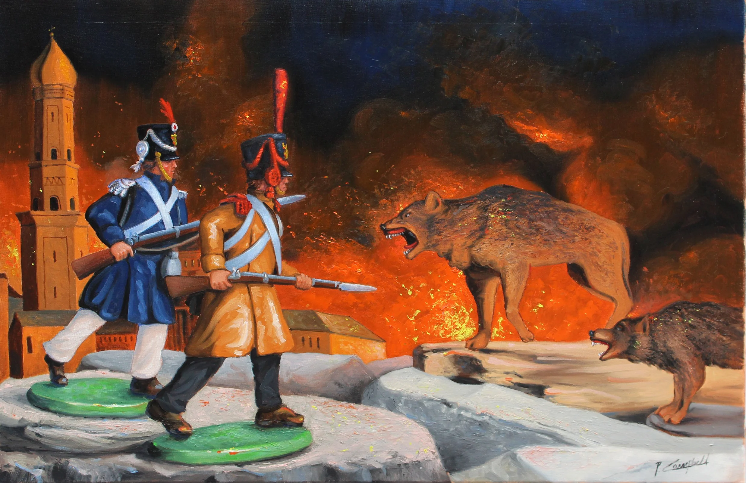Napoleon's Folly #2.  Size: 36" x 24"