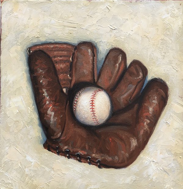 Glove and Ball  Size: 10" x 10"