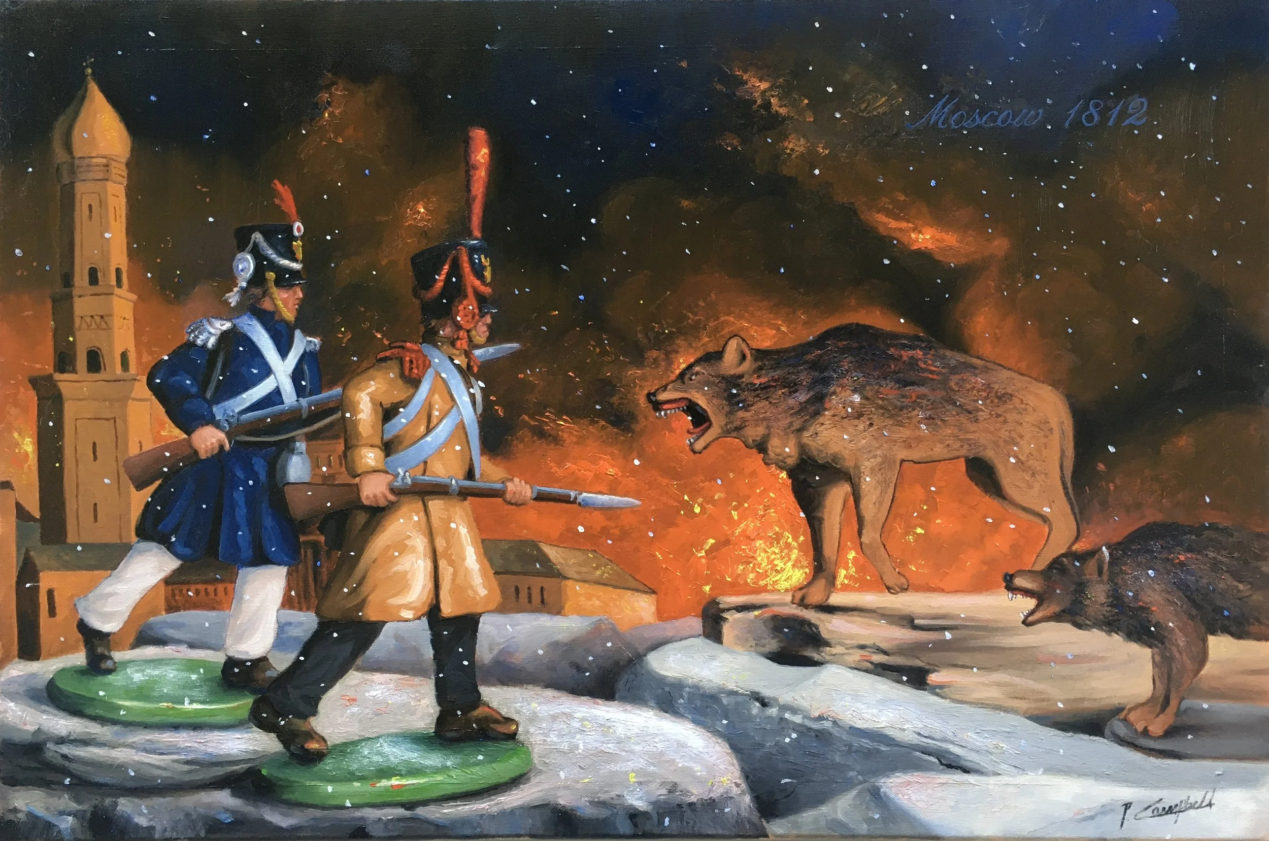 Napoleon"s Follie #2.  Size: 24" x 36"