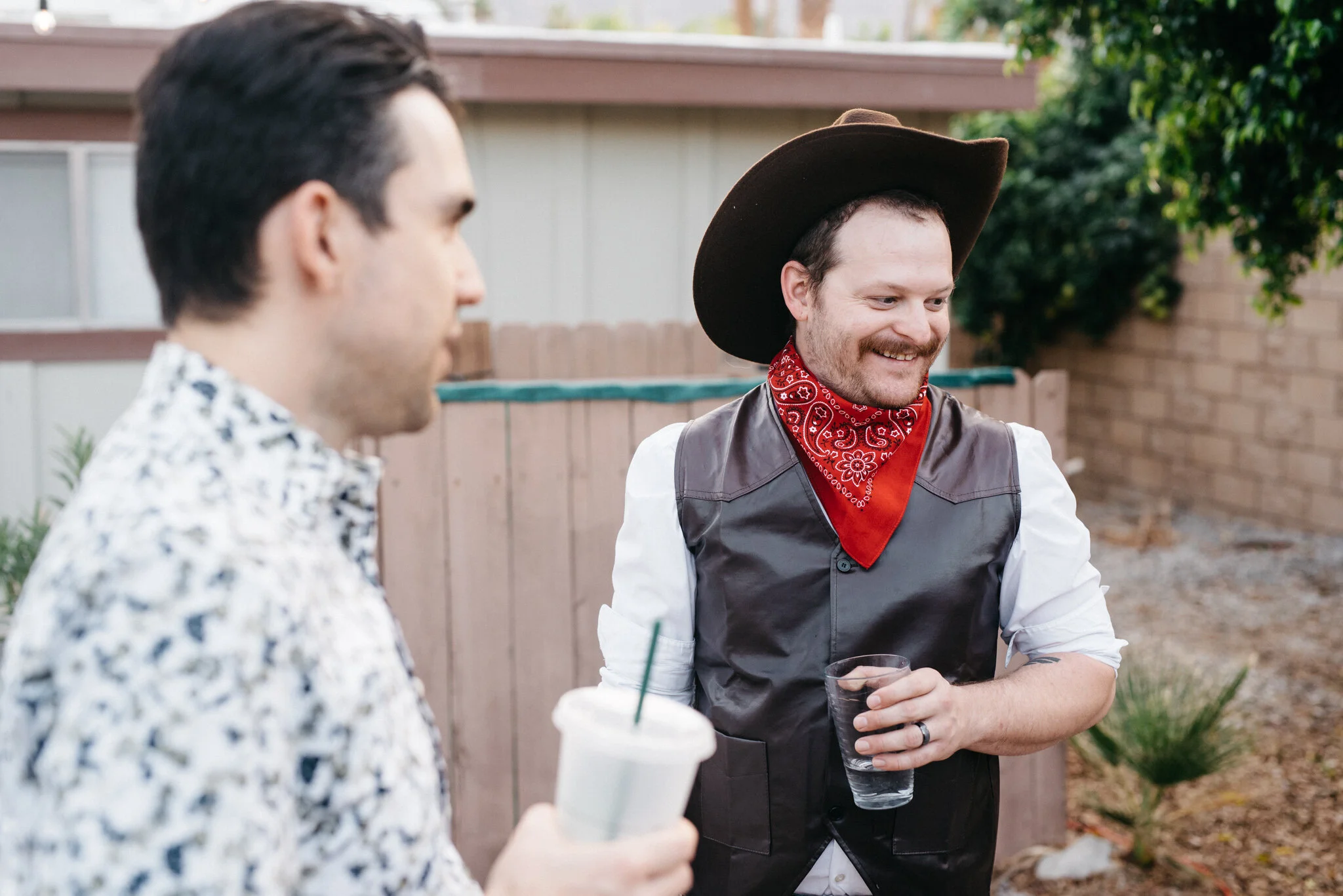 backyard elopement