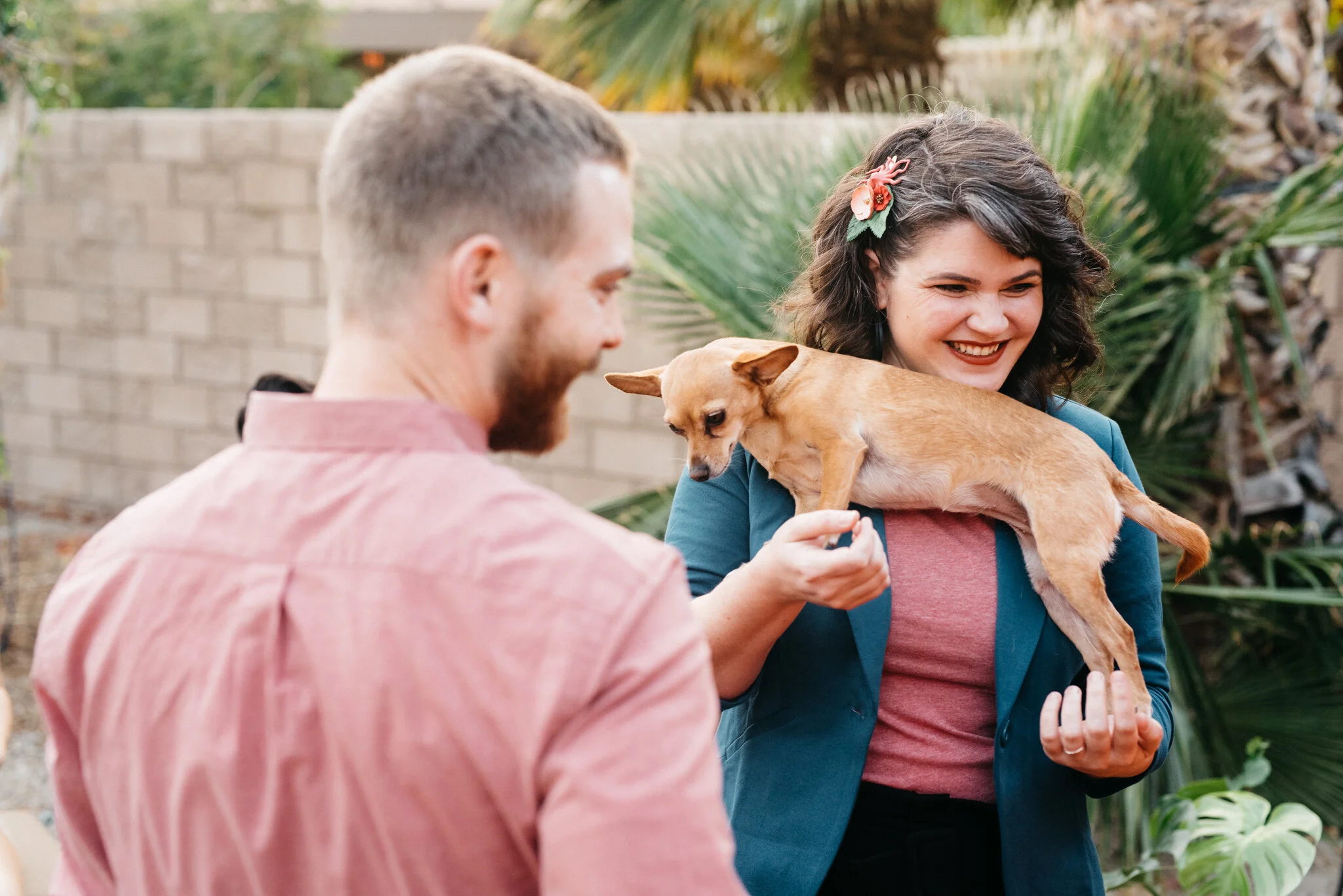 backyard elopement