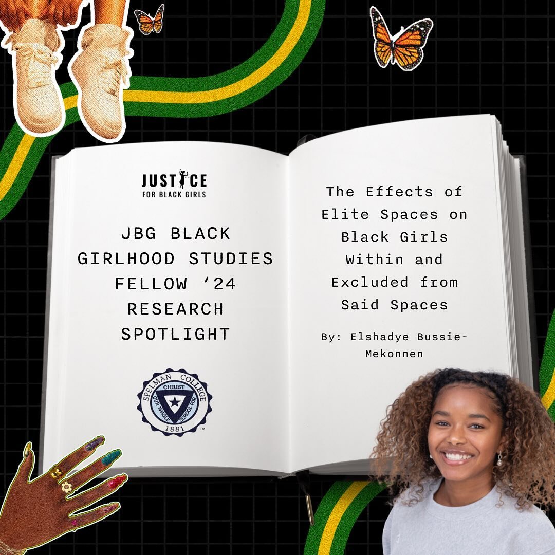 At JBG we repeatedly affirm that Black girls are theorists of their own experiences.👧🏾📚✨

Today, we&rsquo;re so proud to spotlight one of our Black Girlhood Studies Fellows, Elshadye Bussie-Mekonnen as she presents during Spelman Research Day &rsq
