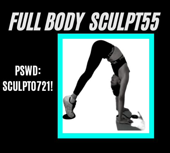 Sculpt 55
Pswd: SCULPT0721!