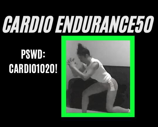 PSWD: CARDIO1020!