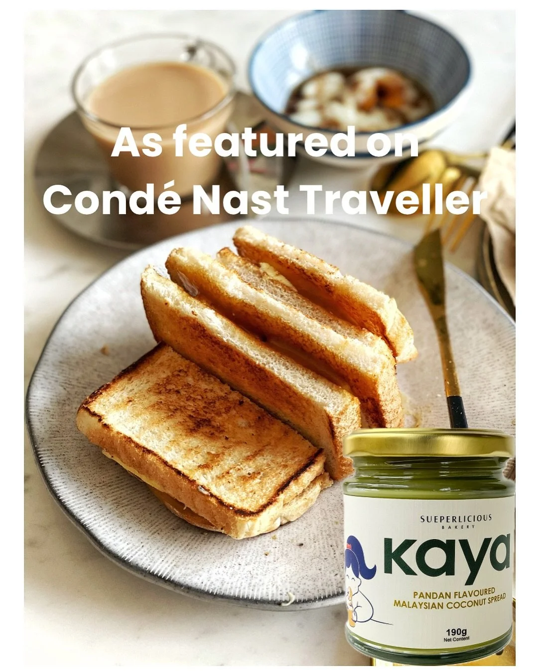 Pinch us! Our Pandan Kaya has been featured by @condenasttraveller as one of the editors’ top picks — and they also shouted out our signature Pandan Blondies. 💚✨
Both bakes are inspired by flavours we grew up with, and seeing them loved