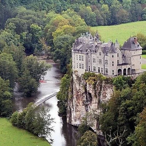Originally built in the 1300's, the noble architecture of the Belgian Castle Walzin stands as a regal, historic monument to Belgian quality and history.