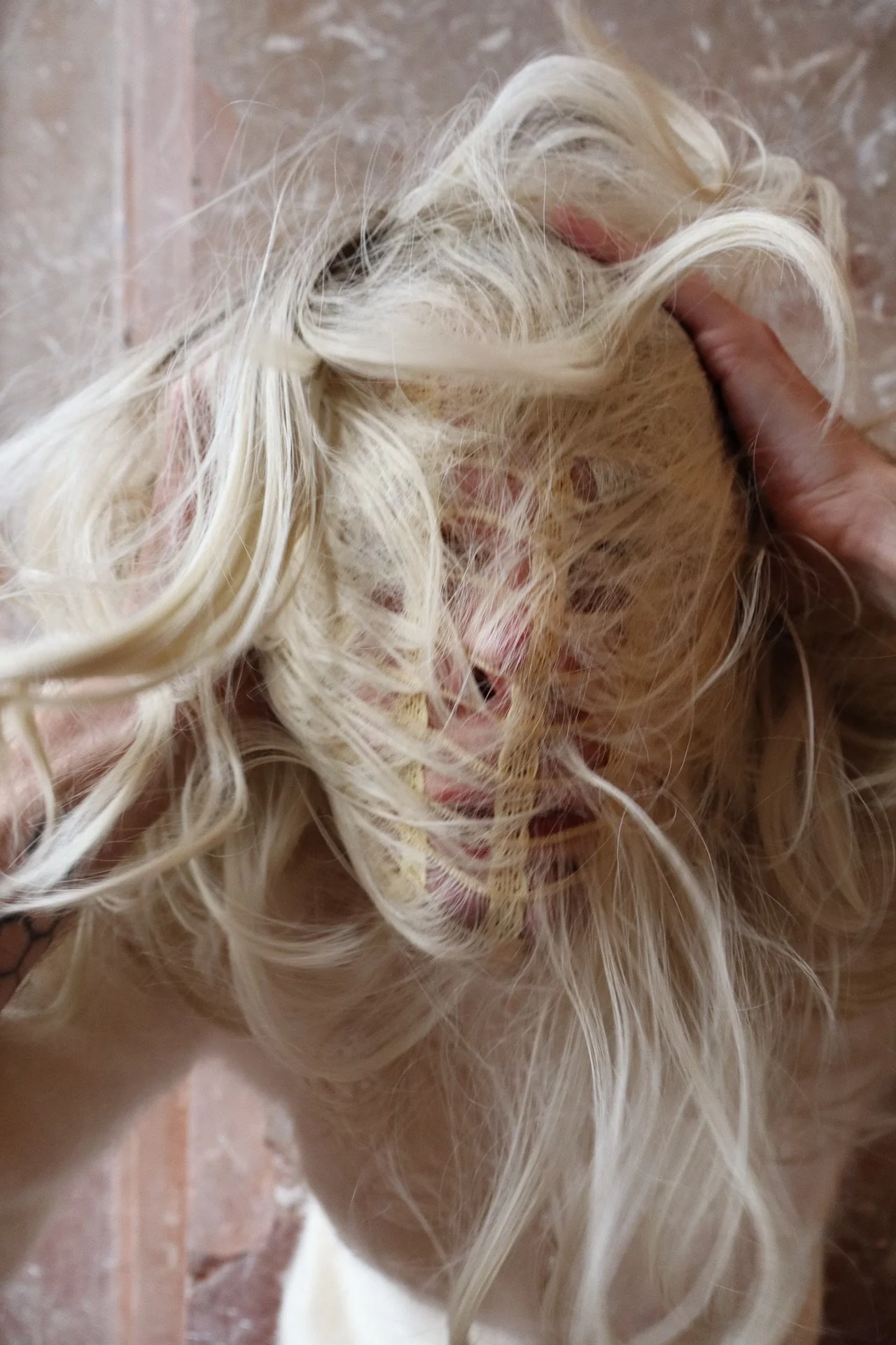 September Virgo, site-specific performance by performance artist Marcin Motyl.
