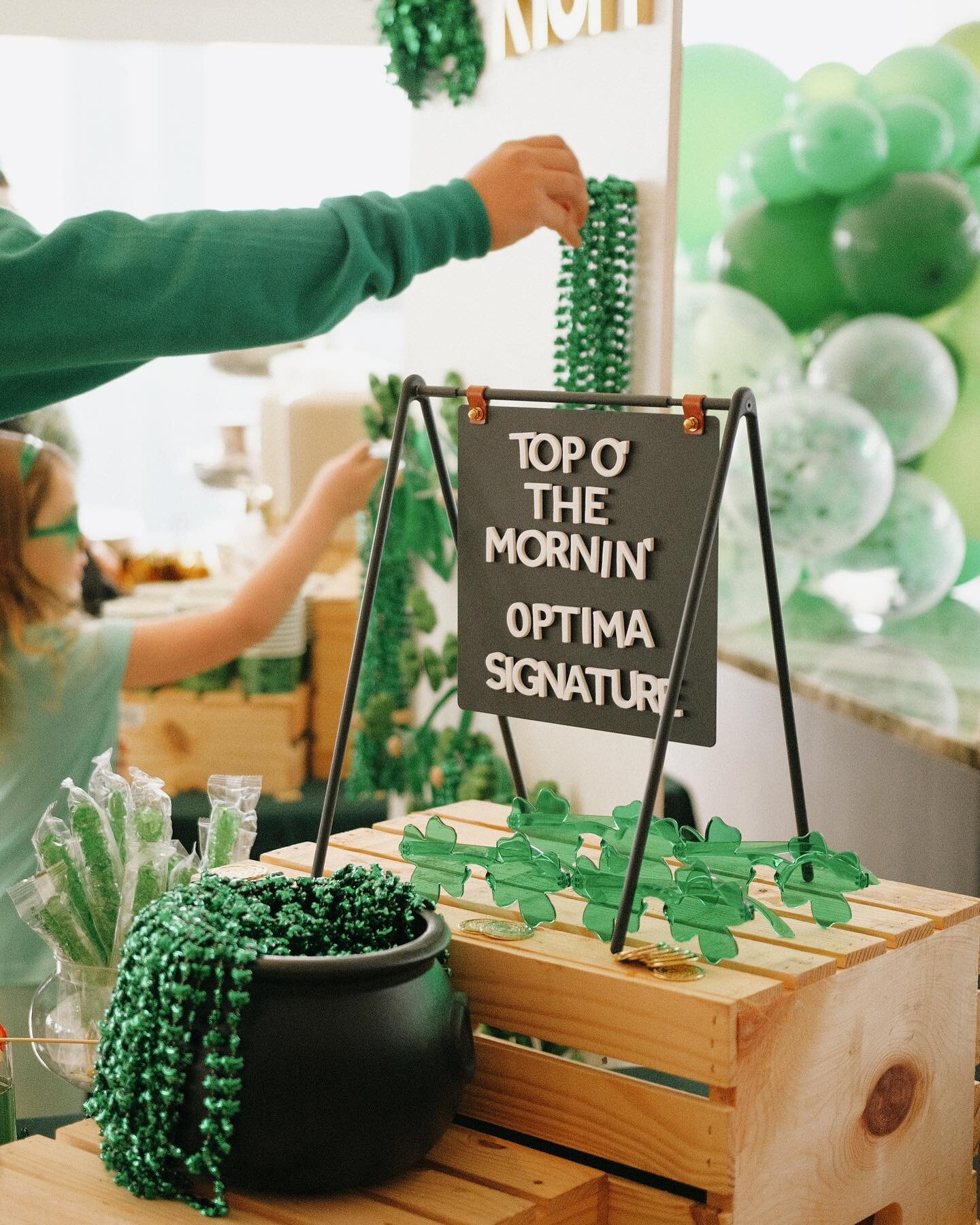 Happy St. Patrick&rsquo;s Day! ☘️ 

We have been celebrating the luck of the CHIrish big time the past two weeks and have loved every minute of it! From delicious green bagels to bubbly rainbow mimosas to the cutest St. Paddy&rsquo;s Day swag - we&rs