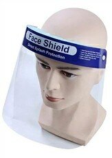 Face Shield Blue: Clear