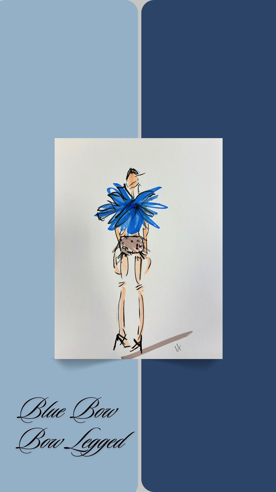 Blue Bow, Bow Legged