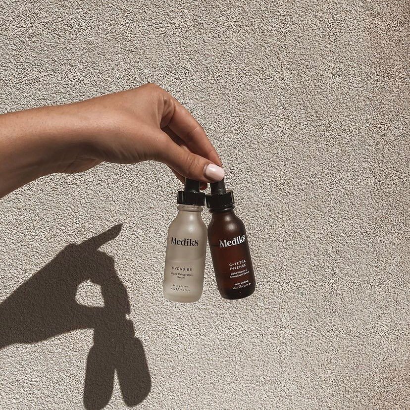 These two 😍

Hydr8 B5 - A supercharged hydrating serum with its power ingredient Hyaluronic Acid 

C-Tetra Intense - Packed with Vitamin C, this serum fights visible signs of ageing and visibly brightens the skin

Image credit - @medik8nz 

#skin #f