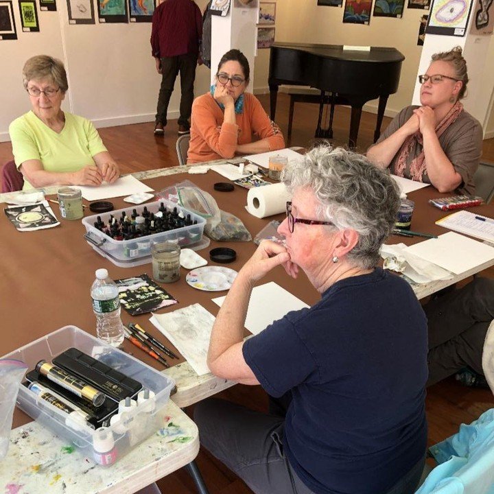 We had such a wonderful time at Celia's watercolor class! Trying new techniques, experimenting, and having knowledgeable guidance are all important if you're looking to grow your skills. 

Our art classes are for both artists and those simply looking