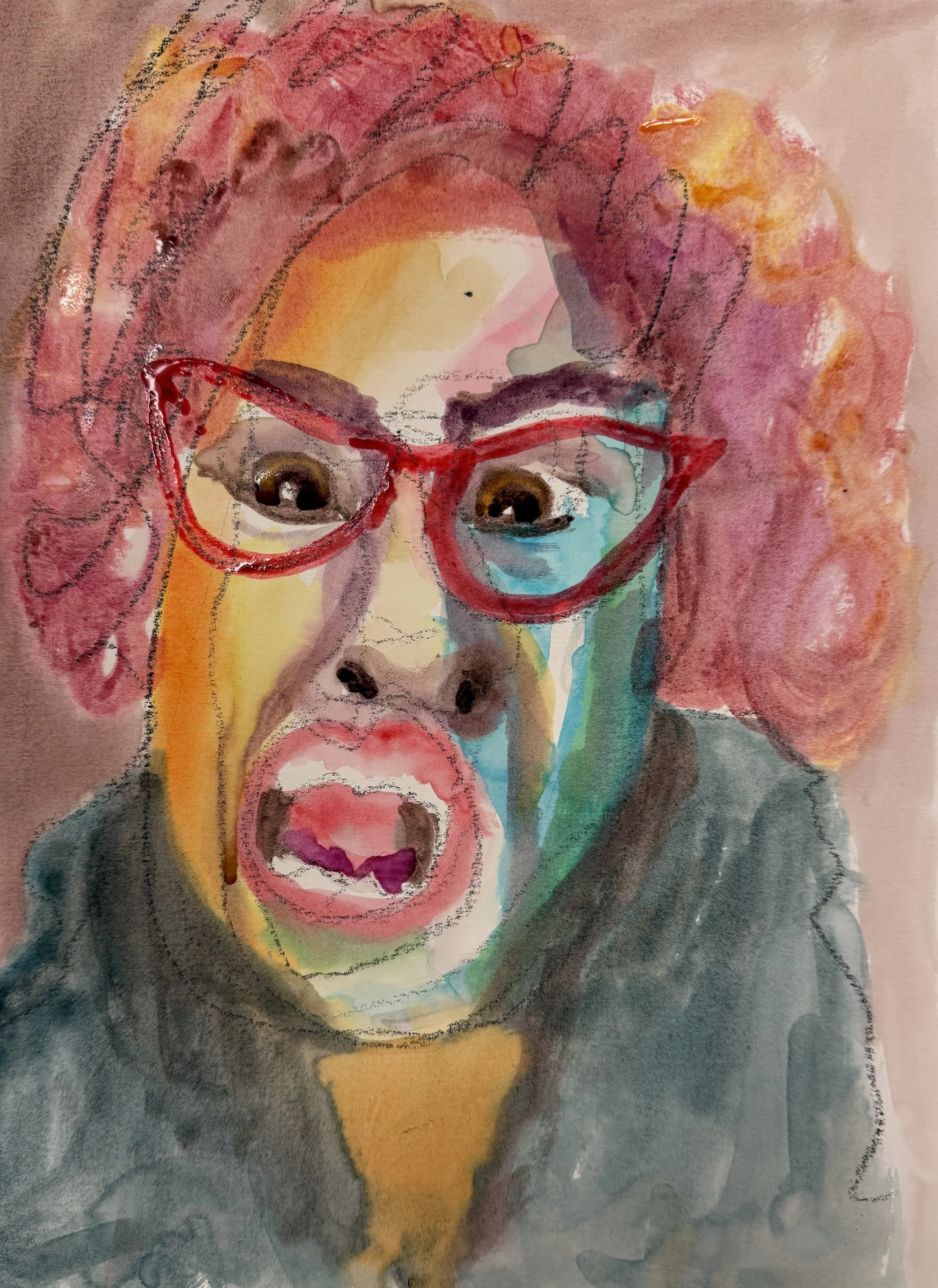 Blind Contour Portraits