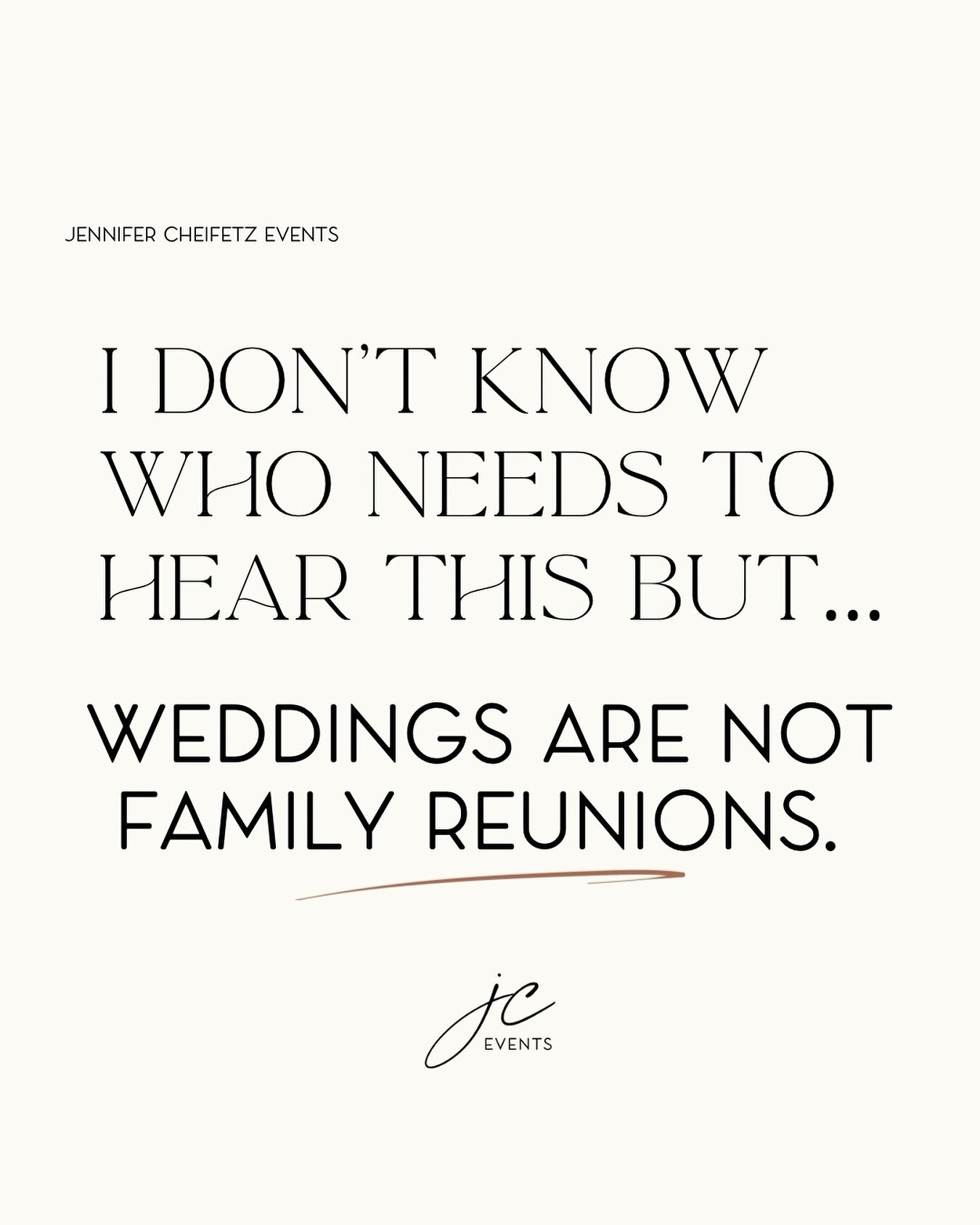 Your Wedding = Your Guest List 

Sorting out your guest list can be the most difficult aspect of wedding planning to navigate.

Not only do you have to decide who &ldquo;makes the cut,&rdquo; there&rsquo;s usually some form of guilt that accompanies 