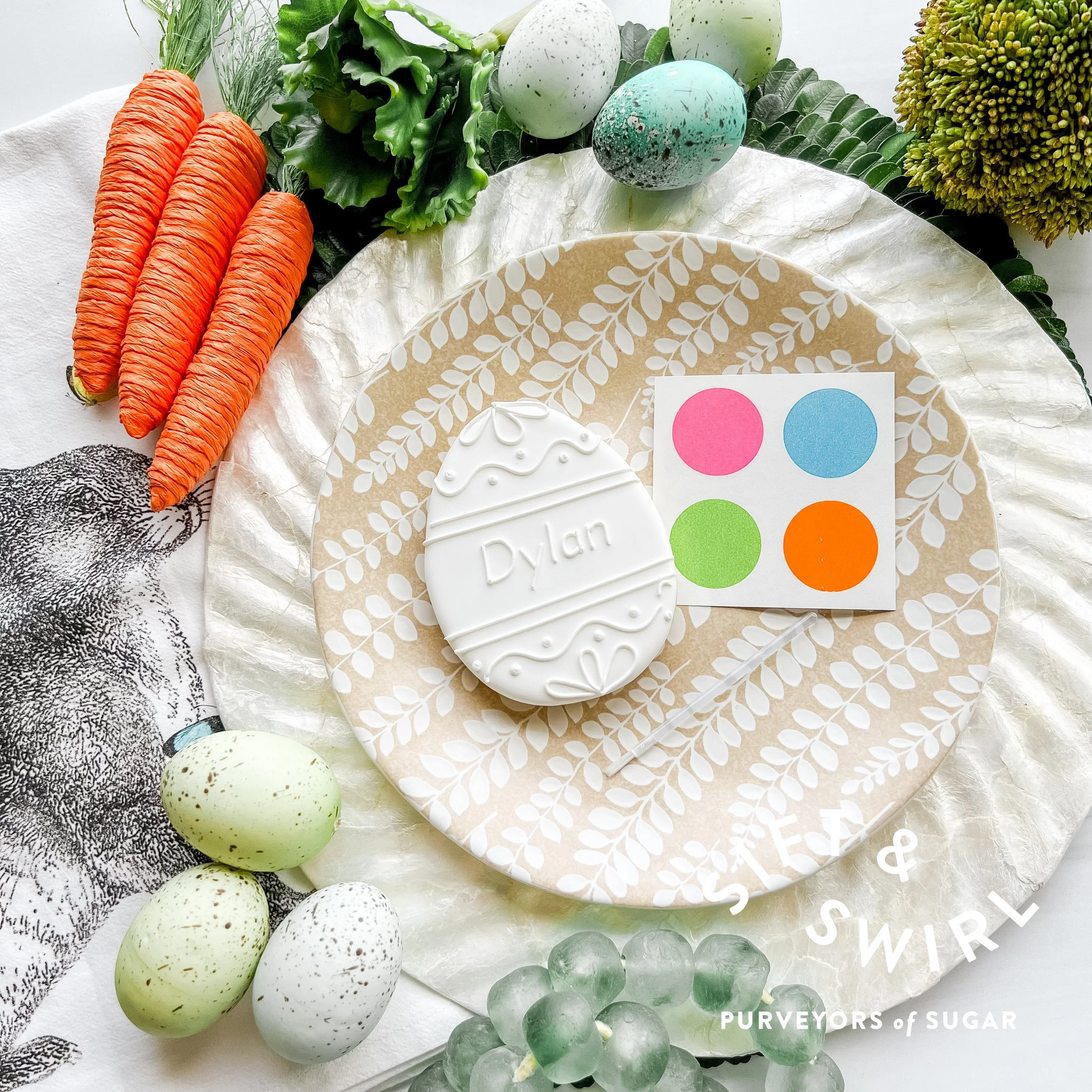 EASTER PERSONALIZED EGG PAINT YOUR OWN