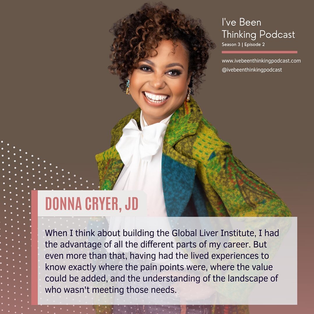 Episode now LIVE #linkinbio 🎙️ Just in time for Liver Cancer Awareness Month, we interview Donna R. Cryer, JD Founder, President, and Chief Executive Officer of Global Liver Institute. GLI is the only patient-driven liver health nonprofit operating 
