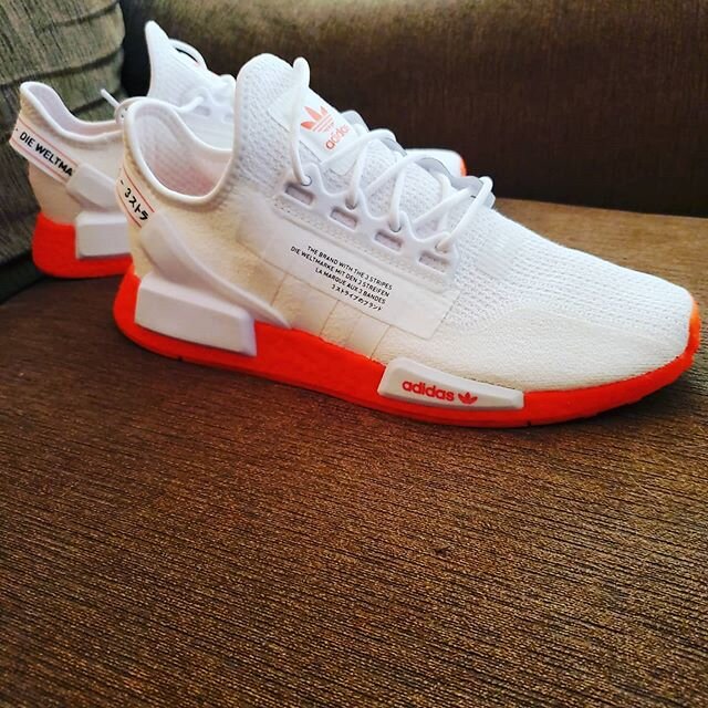 These dreamsicle NMD's are killer. #addidas #nmd #crisp