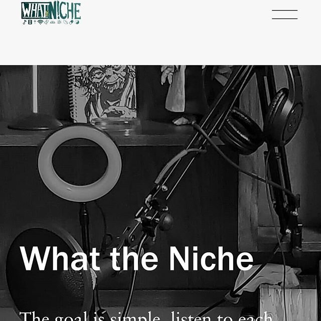 The site is up and running and I couldn't be happier with how it turned out. #whatthenichepodcast #podcast #proffesional