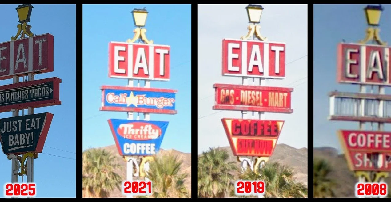 EAT
.
.
.
.
#eatsign #mojavedesert #roadtrip #exploratography #neonsigns