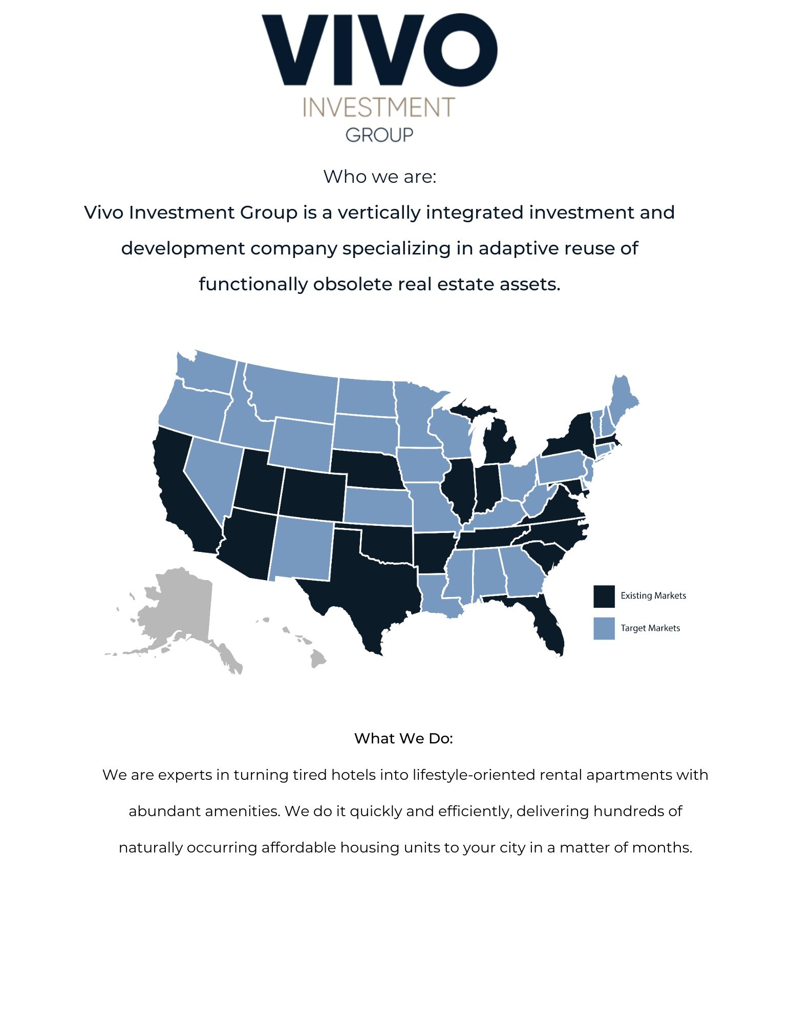 About Us — Vivo Investment Group
