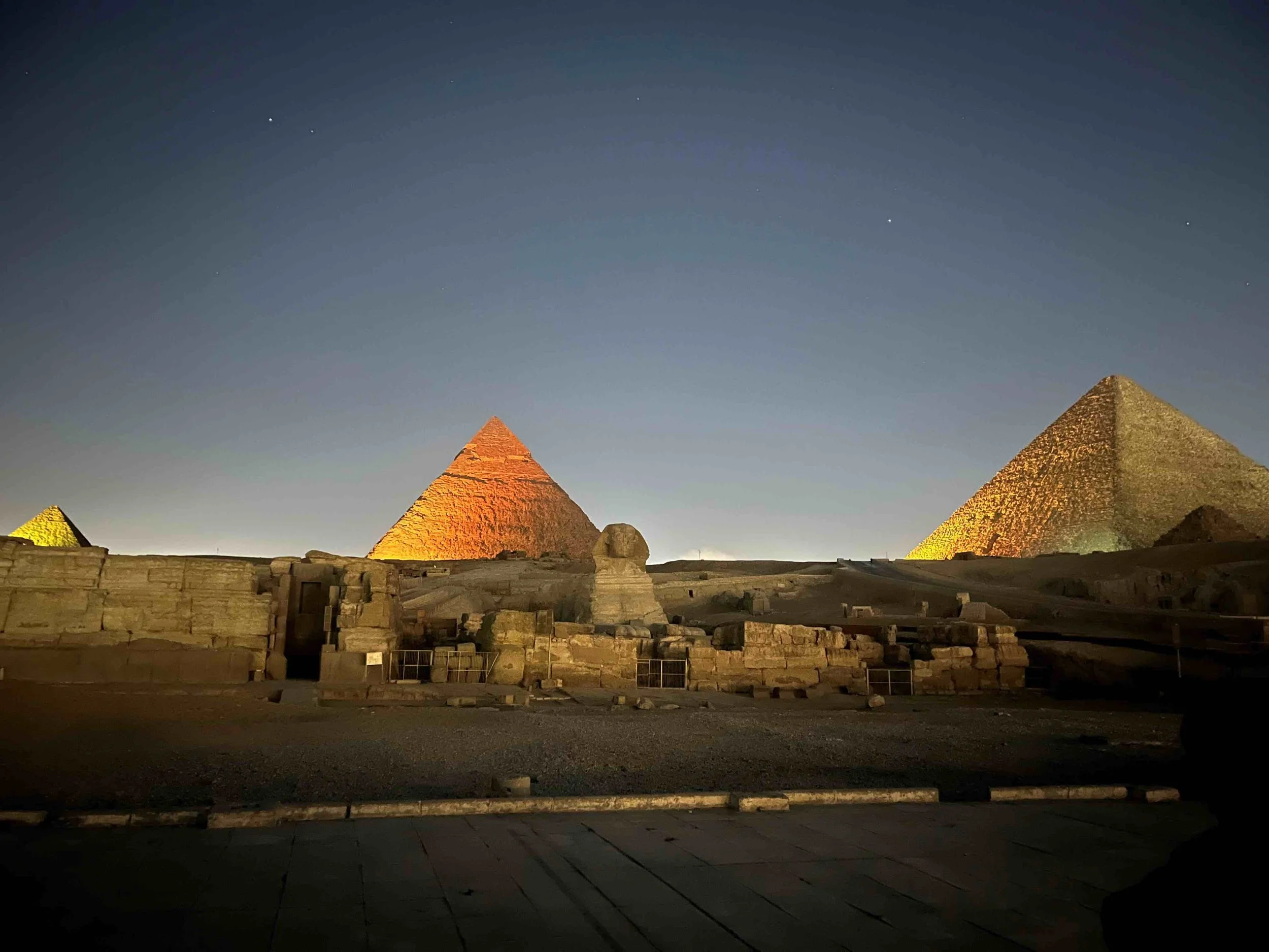 Sphinx and Pyramids, Giza, Egypt