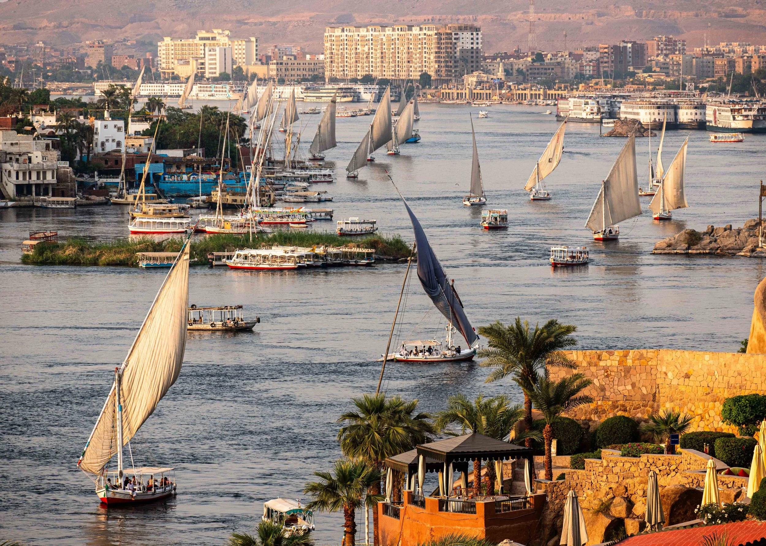 River Nile, Aswan, Egypt