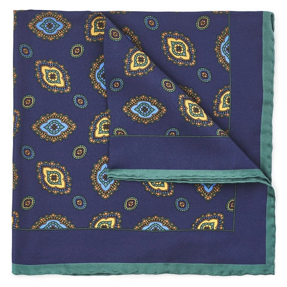 Benson & Clegg Warrior Tapestry In Green (Wool & Silk Mix) Pocket