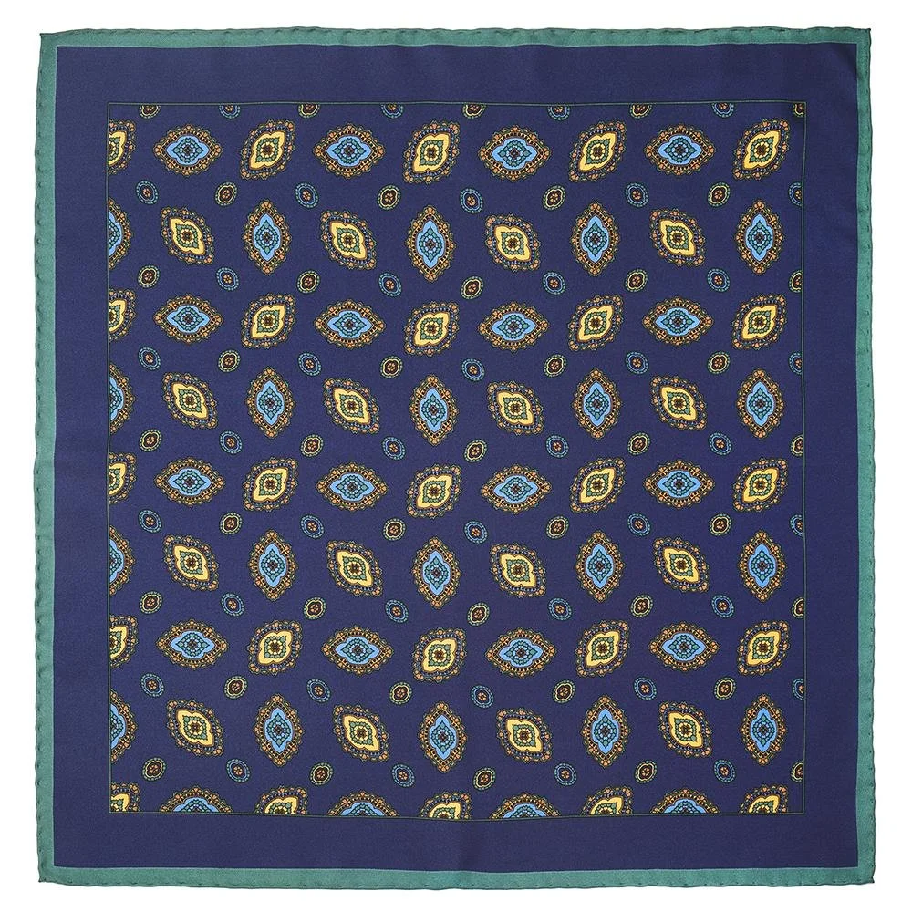 Benson & Clegg Plain White Silk Pocket Square — Sprezza