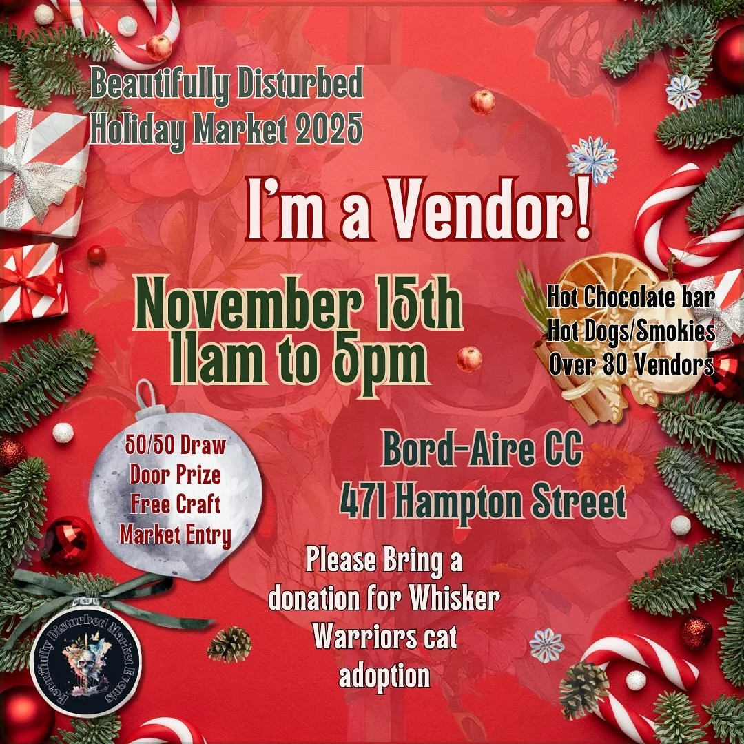 My next show hope to see you there! I&rsquo;ll be bringing full stock 🤑💀🖤