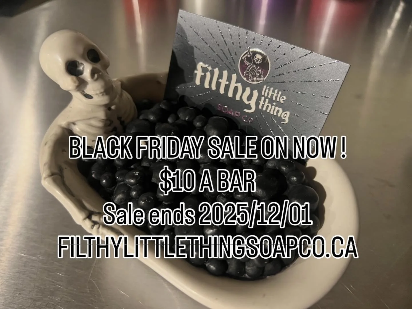 Sale on now!
Check out FILTHYLITTLETHINGSOAPCO.CA
#blackfridaysale #soap #handmade #canadian #smallbusinessowner