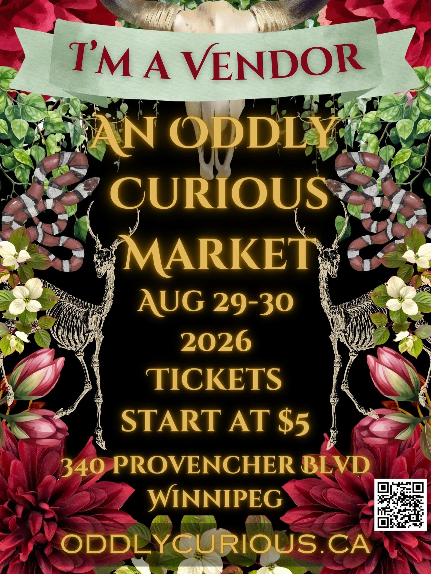 So stoked for this market! Always a blast! Hope to see you there!