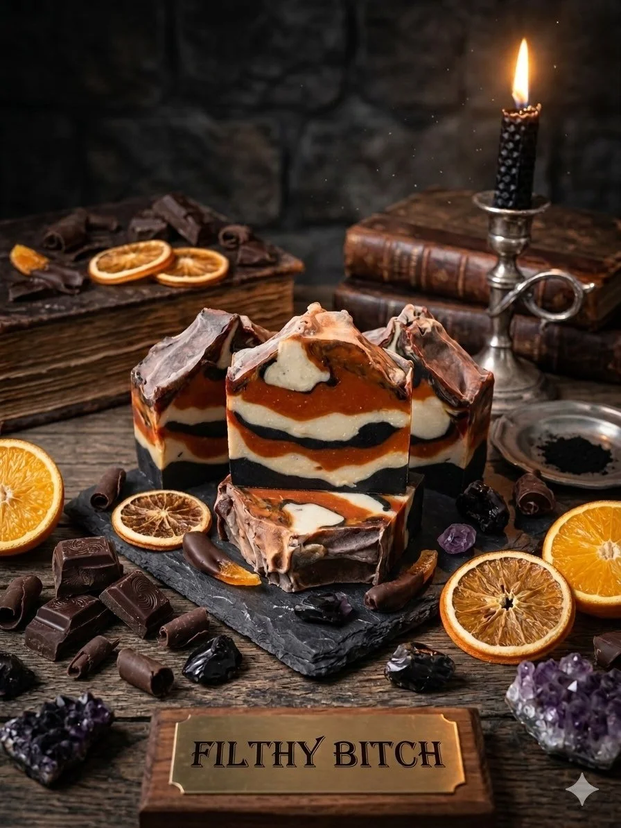 FILTHY BITCH this orange and chocolate combo makes a great gift! 

FILTHYLITTLETHINGSOAPCO.CA
