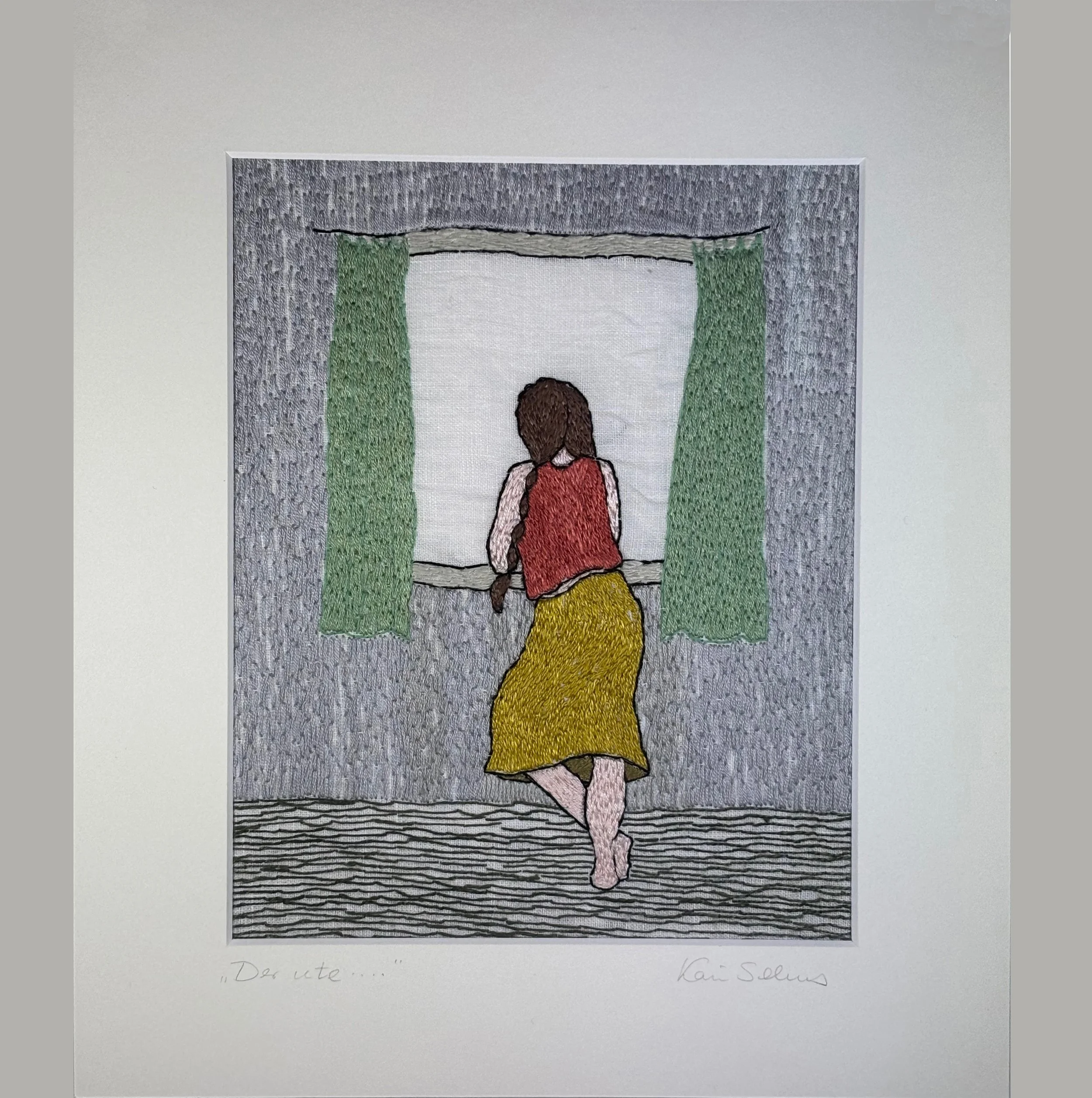 "Der ute ...", kr. 3300,-.