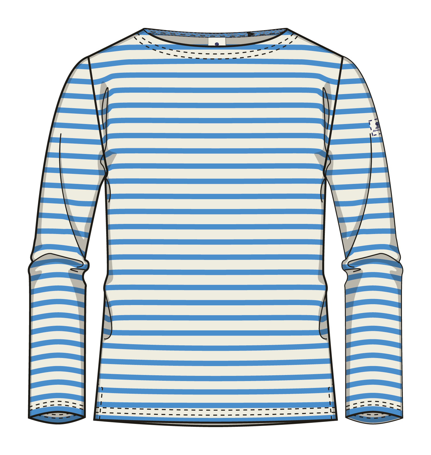 Mario Breton stripey shirt