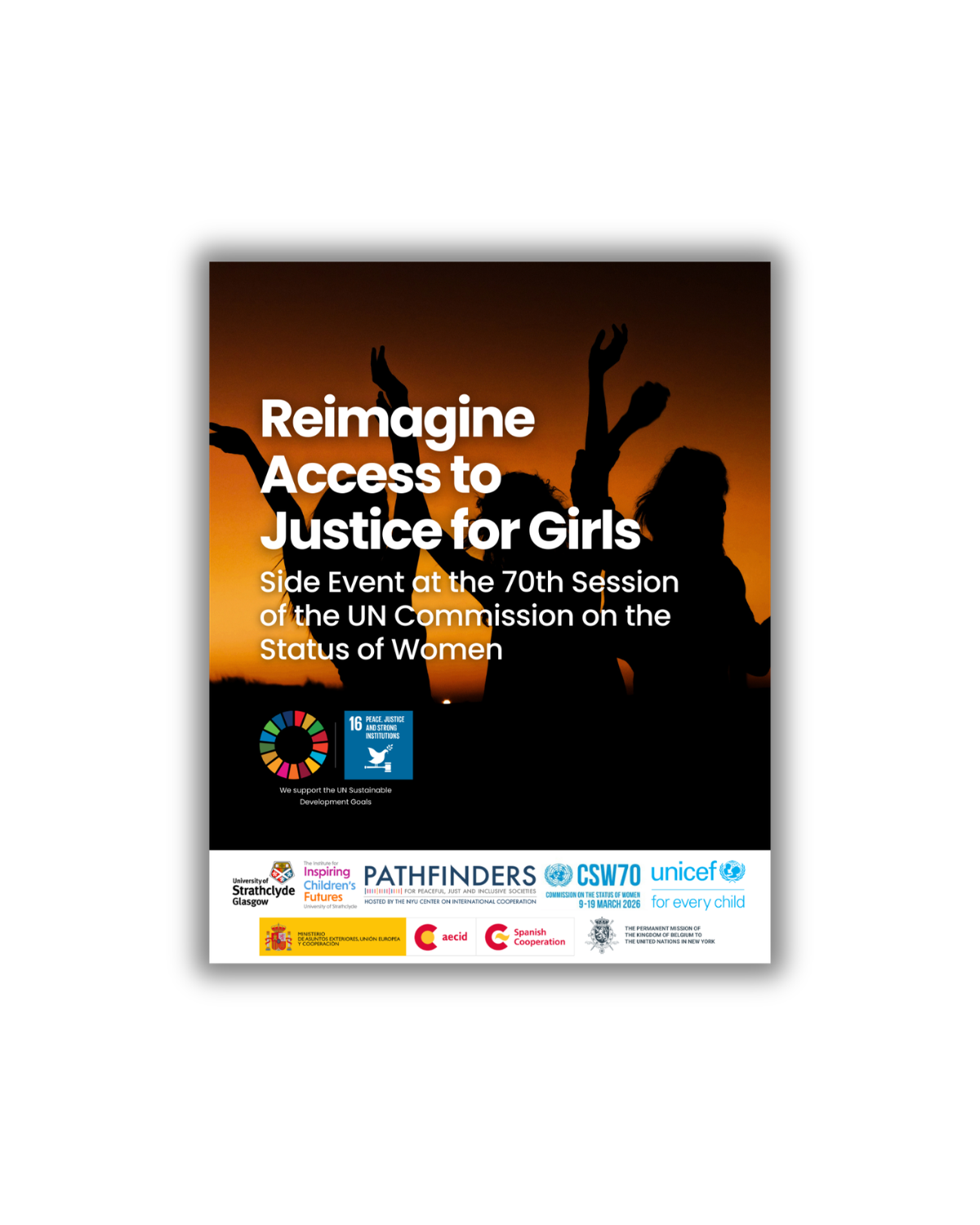 Reimagine Access to Justice for Girls: A Call to Action at the 70th Session of the UN Commission on the Status of Women