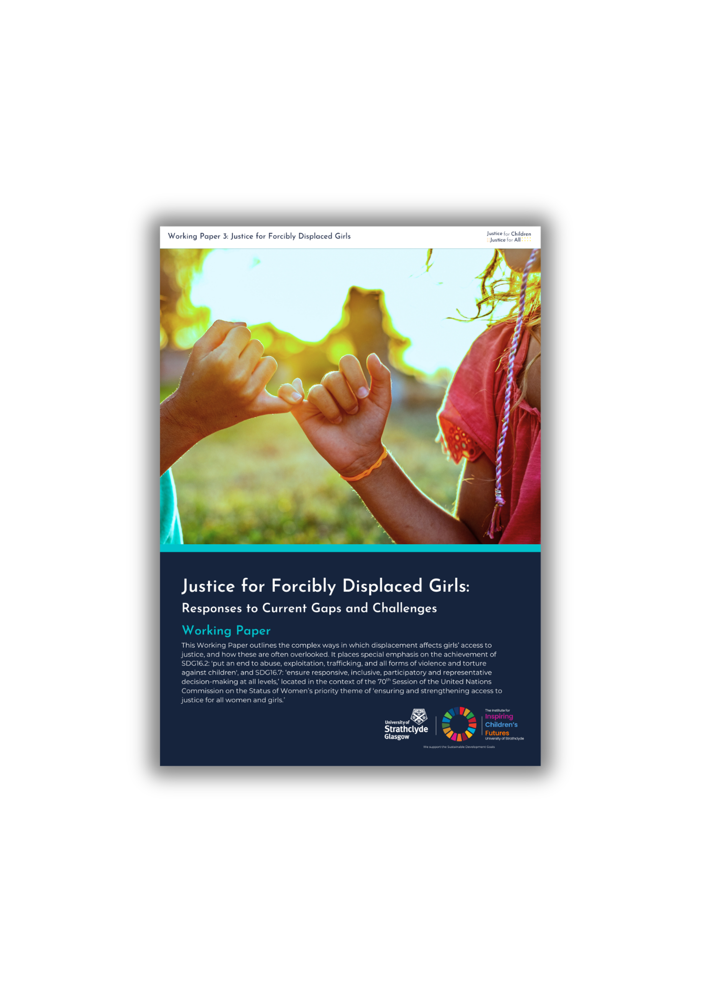 New Working Paper! Justice for Forcibly Displaced Girls