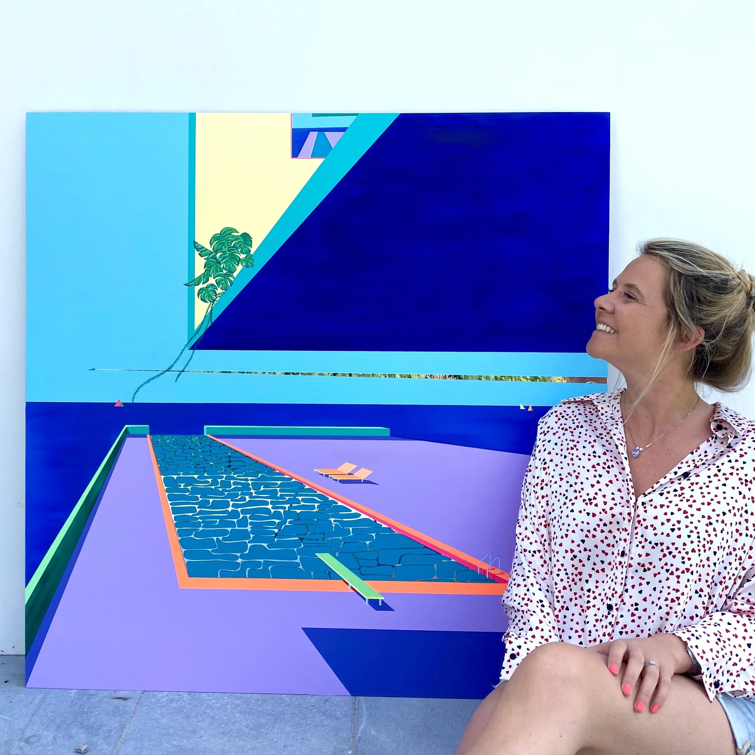 Isabelle Derecque artiste et co-fondatrice des expos We Are Artists.
