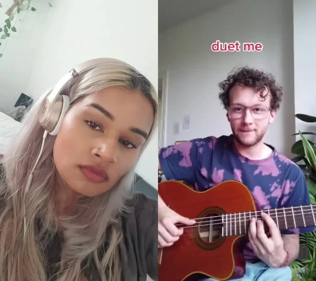 Duet TikTok with black Magic vocalist RANI