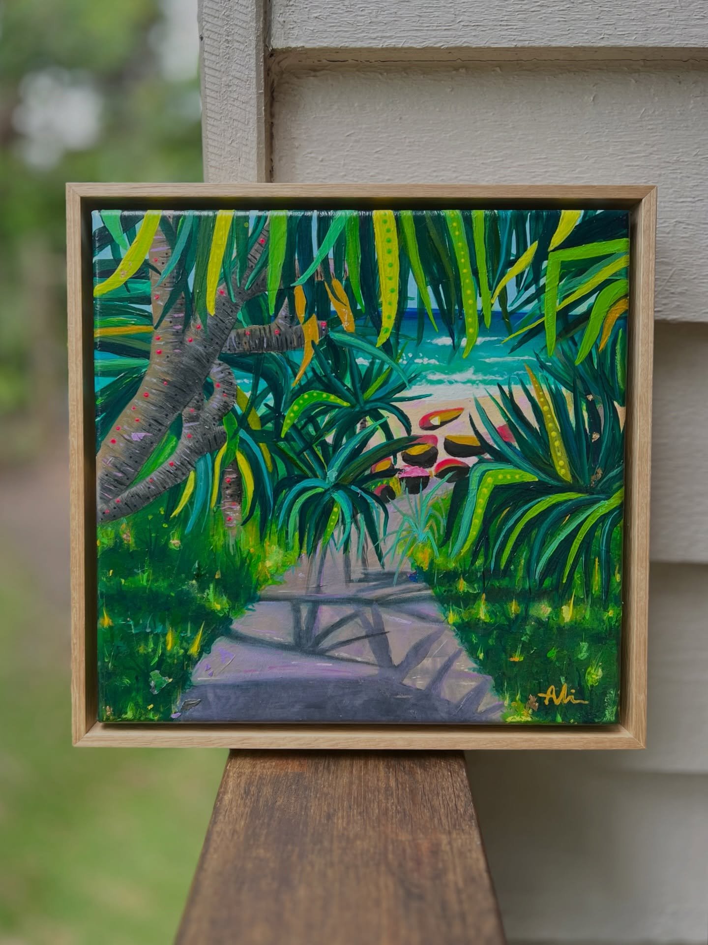 Back from Newcastle.  Studio Insiders got the first look-now she&rsquo;s available to everyone once again. 

I snapped the reference photo for this piece on a quiet walk to the beach some time ago (swipe to see said photo) &mdash;It was one of those 