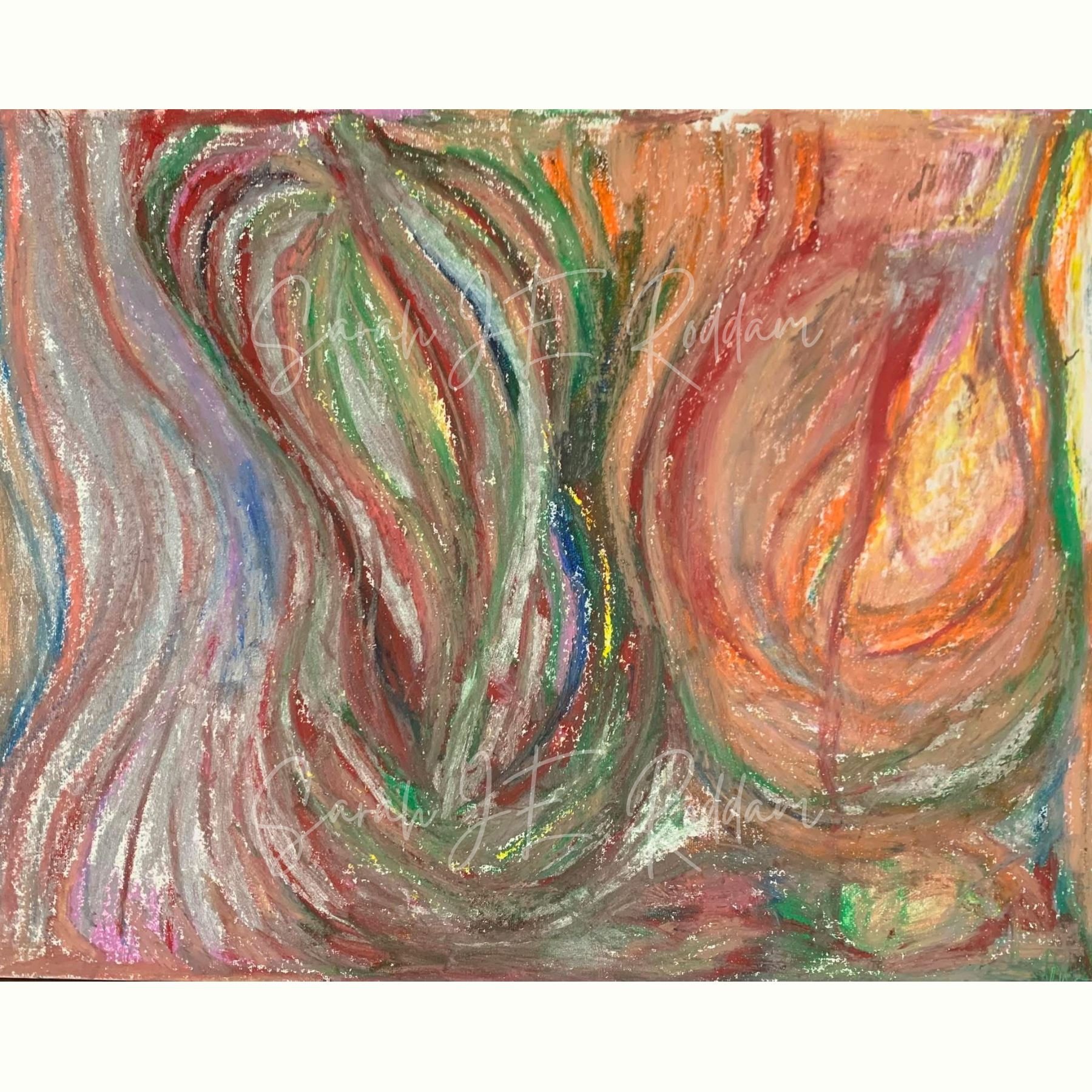 Gestation
US$1200
20x16"/50.8x40.7cm
Sennelier oil pastel on canvas board
Unframed
Contact the artist at SarahJERoddam@gmail.com