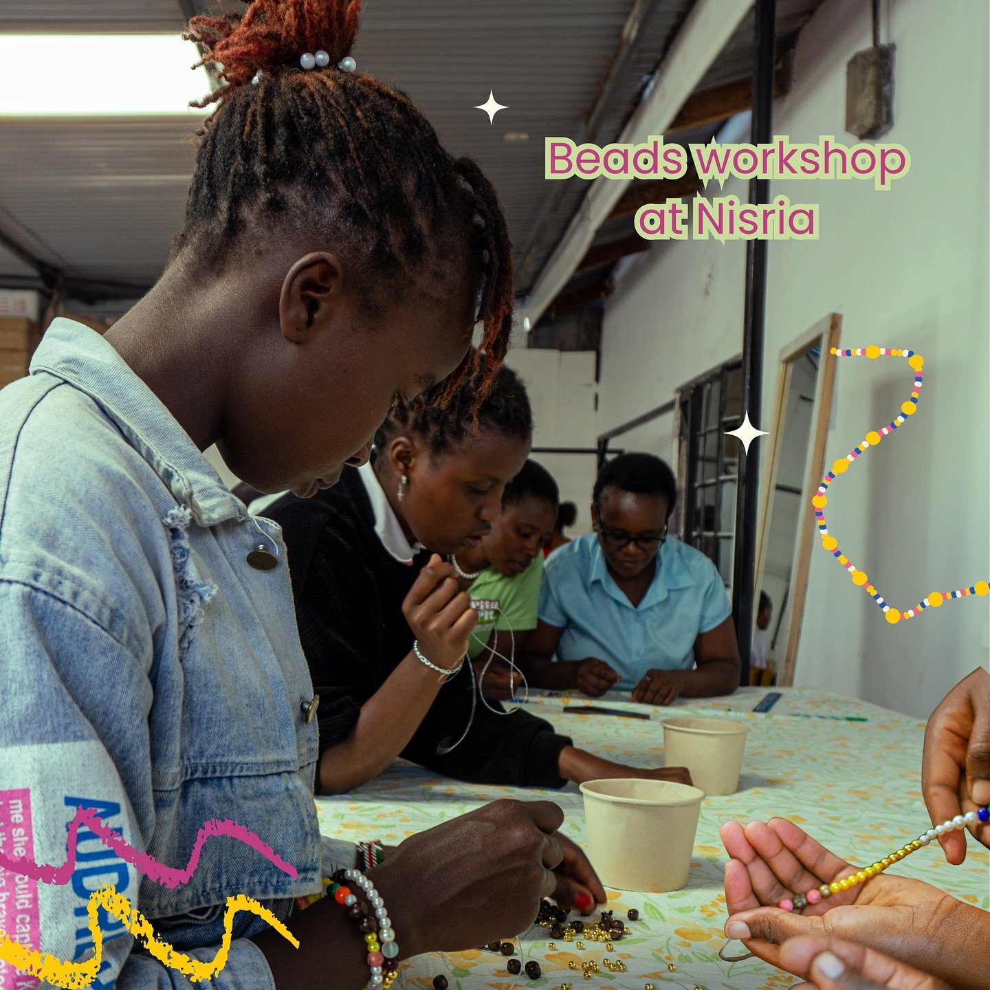 Beads workshop 😍📿📿

#volunteer #givingback #beadsjewelry