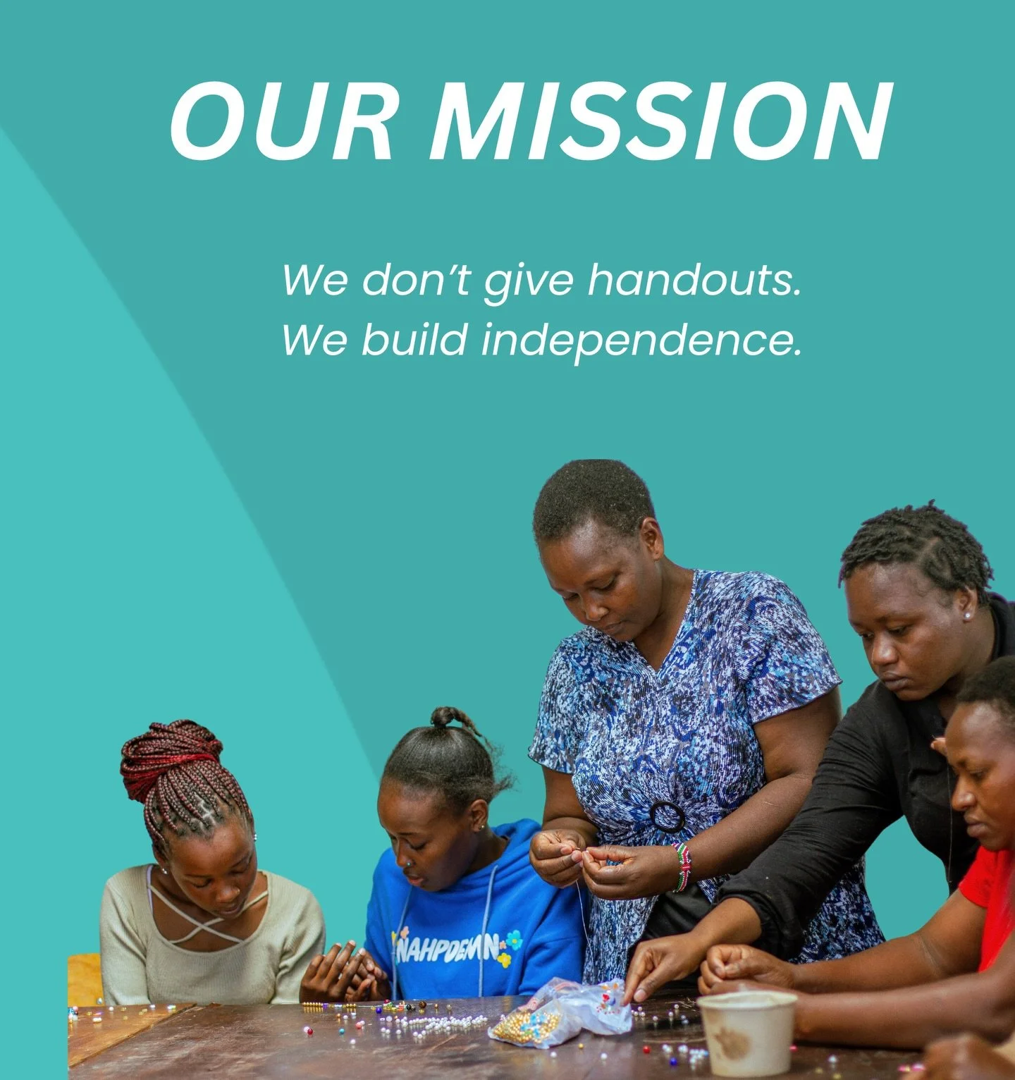 Our mission is simple:
to equip women with tools, trust, and opportunity &mdash; so they can build their own futures and uplift their communities.

Empowerment that lasts.
#ngo #africa #donate