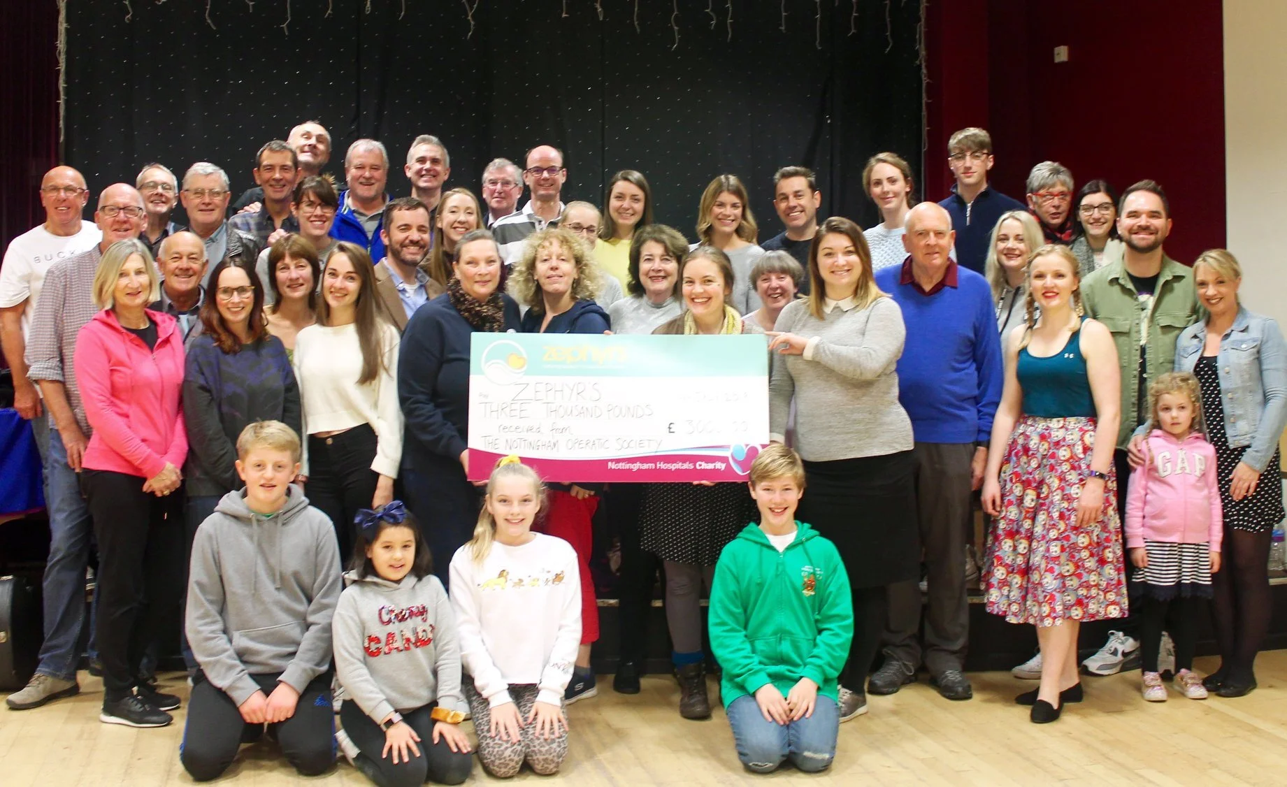 Donation to Zephyr’s Charity - Nottingham City Hospital 