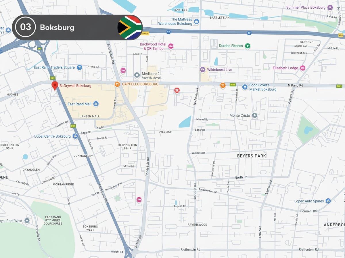 BitDrywall Boksburg branch