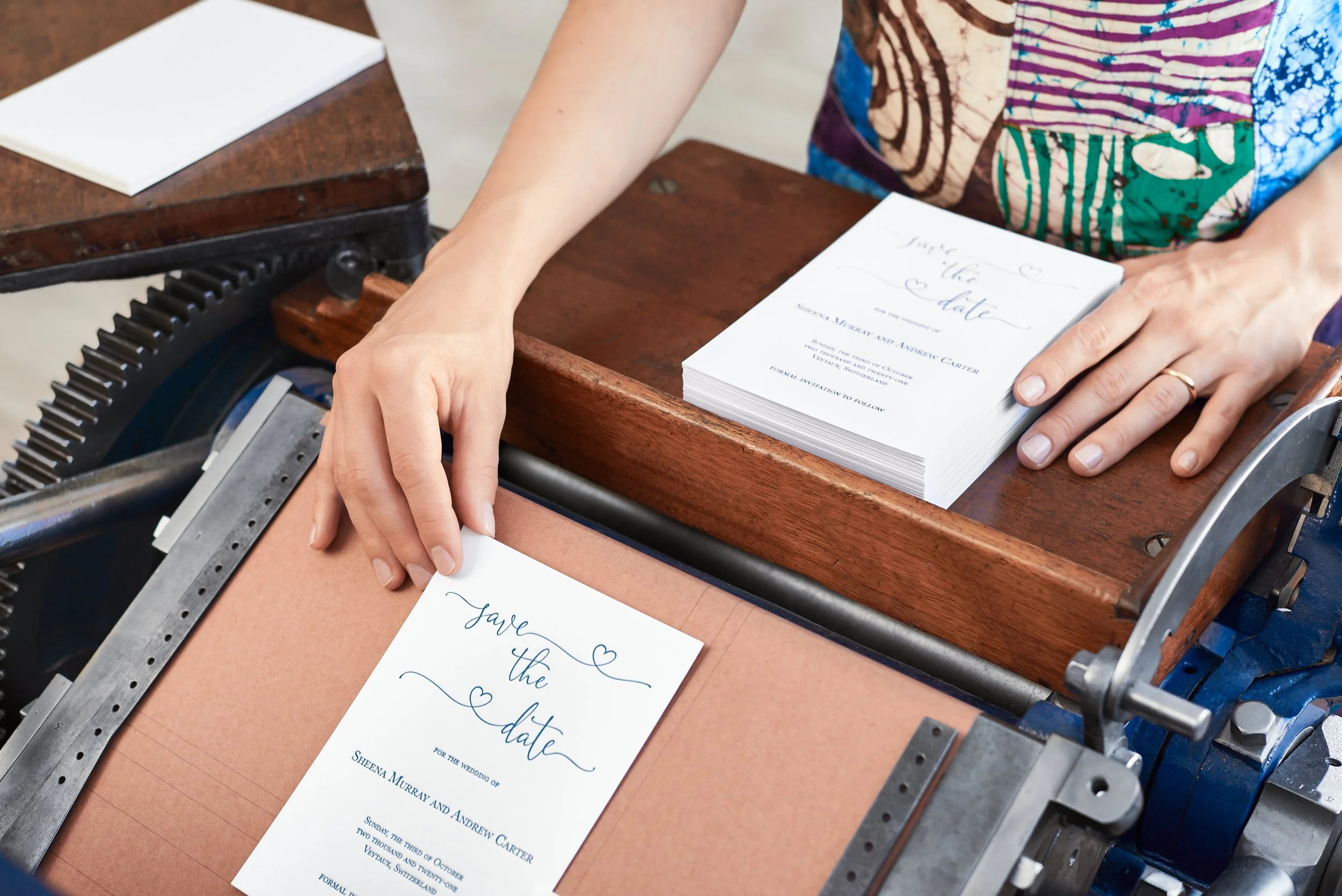 Letterpress With Love, Simona printing