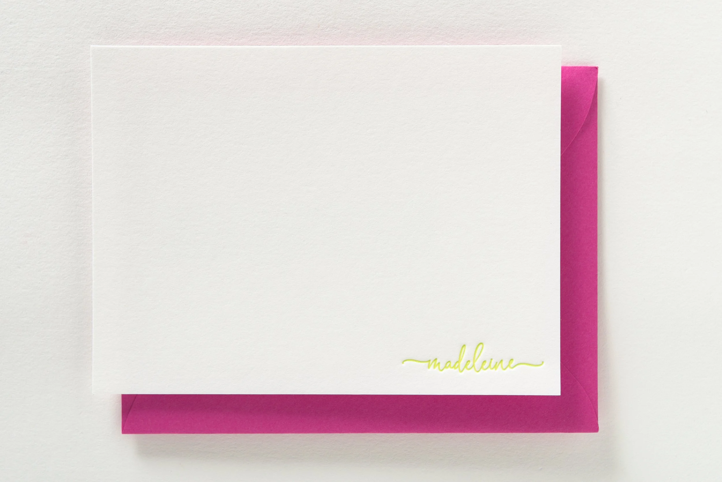 Letterpress With Love, Letterpress Personalised Cards, Madeleine_1